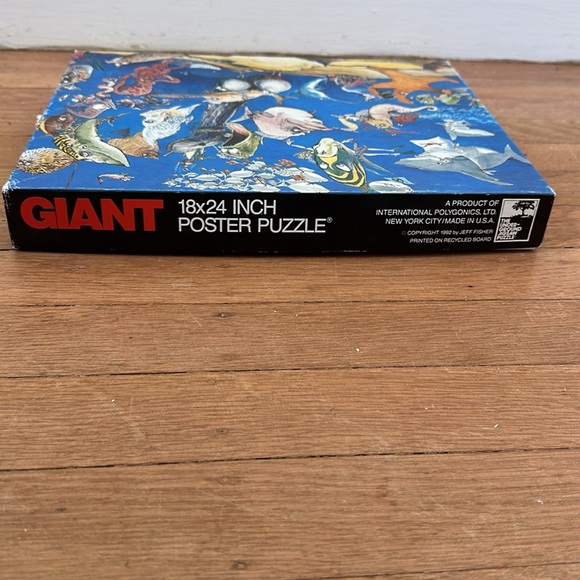 Vintage Fish by Fisher ocean underwater lighthearted 550 piece jigsaw puzzle - Picture 4 of 7